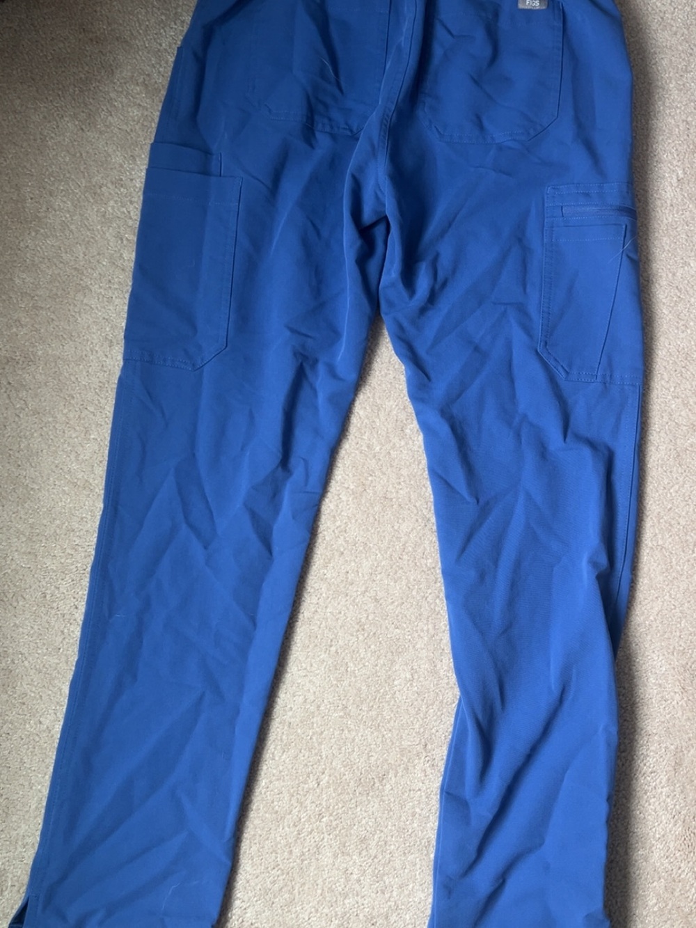 Figs Yola High-Waisted Denim Blue